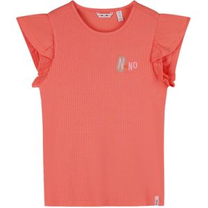 NONO - T-shirt - Oranje - Viscose/Elastaan - Korte Mouwen