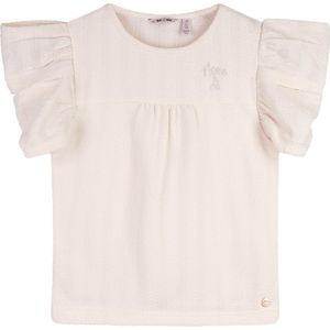 NoNo zomer top meisjes - ivoor wit - fancy mouw - Kit