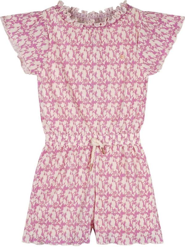 Jumpsuit - Geprint - Plissé Jersey - Voor Meisjes