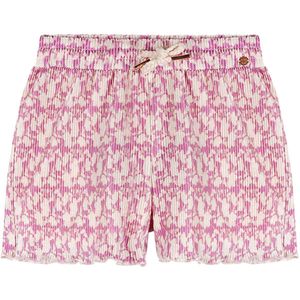 Korte Broeken - Allover Geprinte Plissé Jersey - Multi - Zacht