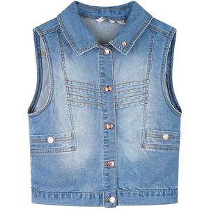 NoBell - Gilet - Denim Sea - Mouwloos - Met Handige Zakken