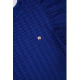 NoBell - Blousetop - Polyester - Ronde Hals - Korte Mouwen - Ruches