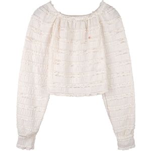 NoBell' - Kessy Blouse Top Ivoor - Pearled Ivory - Maat 158-164