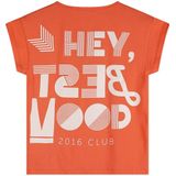 NoBell - T-shirt - Oranje - Katoen met Elastaan