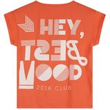 NoBell - T-shirt - Oranje - Katoen met Elastaan