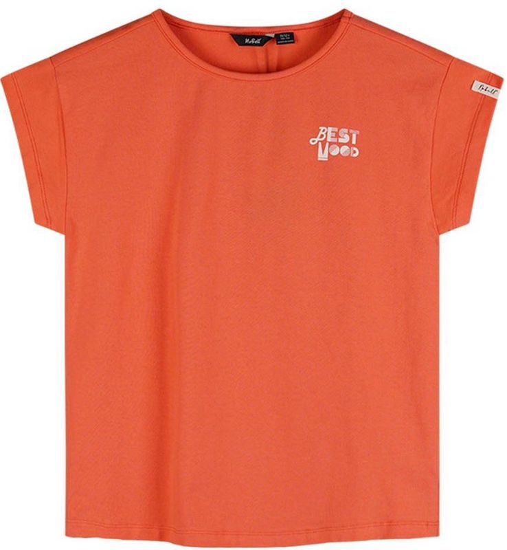 NoBell - T-shirt - Oranje - Katoen met Elastaan