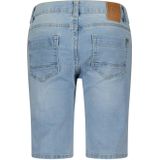 TYGO & vito Korte Broek - Lichtgrijs - Mix van Materialen - Regular Fit