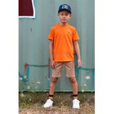 TYGO & vito - Quinn - Korte Broek - Zandkleurig - Regular Fit