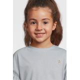 Like Flo - Maud - Jurk - Lichtblauw - Midi Lengte - Korte Mouwen