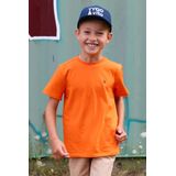 TYGO & vito - Stan - T-shirt - Oranje/Wit - 100% Katoen
