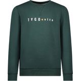 TYGO & vito - - Sweater - Donkergroen - Sweatmateriaal