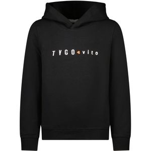 TYGO & vito - Hoodie - Zwart - Sweatstof - Voor Jongens