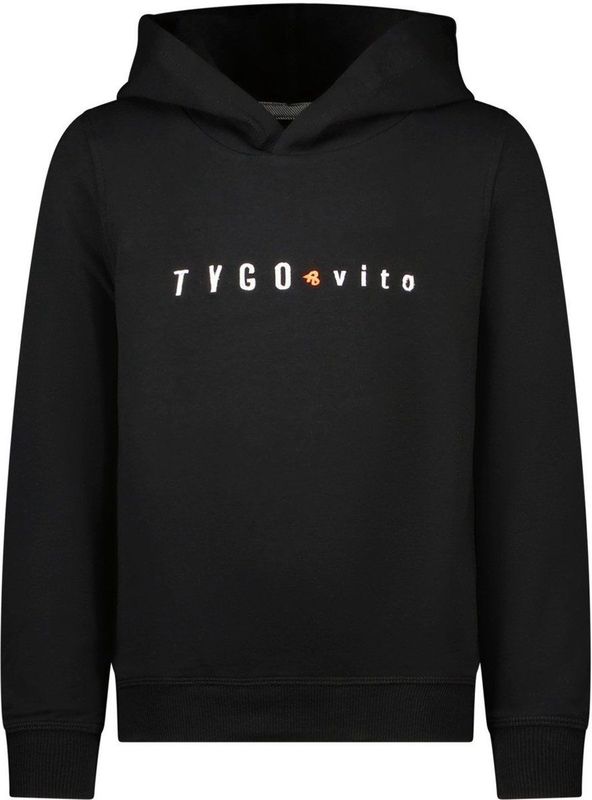 TYGO & vito - Hoodie - Zwart - Sweatstof - Voor Jongens