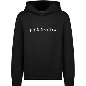 TYGO & vito - Hoodie - Zwart - Sweatstof - Voor Jongens