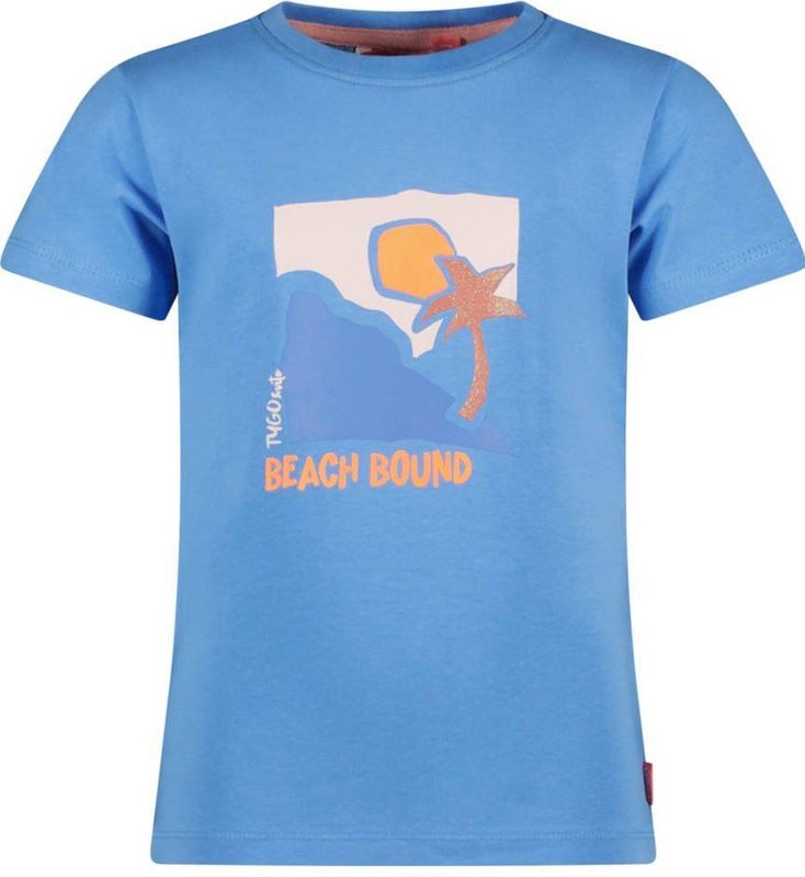TYGO & vito T-shirt - Blauw - Katoen