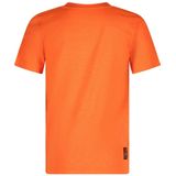 TYGO & vito - T-shirt - Oranje - Polyester/Katoen/Elastaan