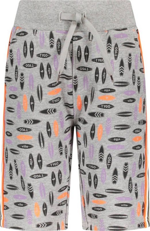 TYGO & vito - Sweatshort - Grijs Melange - Sportbroek
