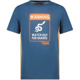 TYGO & Vito - T-shirt - Blauw - 100% Katoen - Korte Mouwen