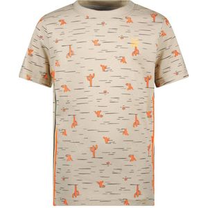 TYGO & vito - T-shirt - Zand/Oranje - 100% Katoen