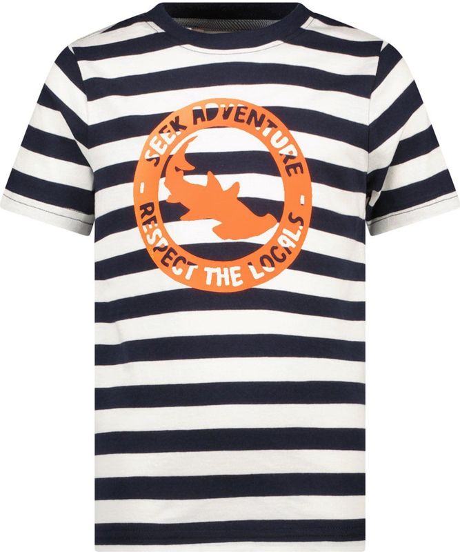 TYGO & vito - Dennis - T-shirt - Gestreept - Biologisch Katoen