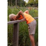 TYGO & vito Sweatshort - Zand - Katoen - Elastische Tailleband - Met Zakken