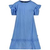 Moodstreet - DORIS - A-lijn Jurk - Hemelsblauw - 100% Katoen