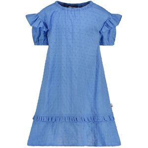 Moodstreet - DORIS - A-lijn Jurk - Hemelsblauw - 100% Katoen