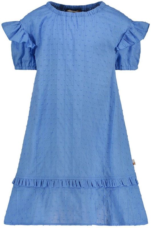 Moodstreet - DORIS - A-lijn Jurk - Hemelsblauw - 100% Katoen