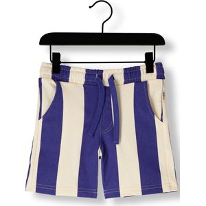 Moodstreet Sweatshort Billie Striped Broeken Jongens - Blauw - Maat 98/104
