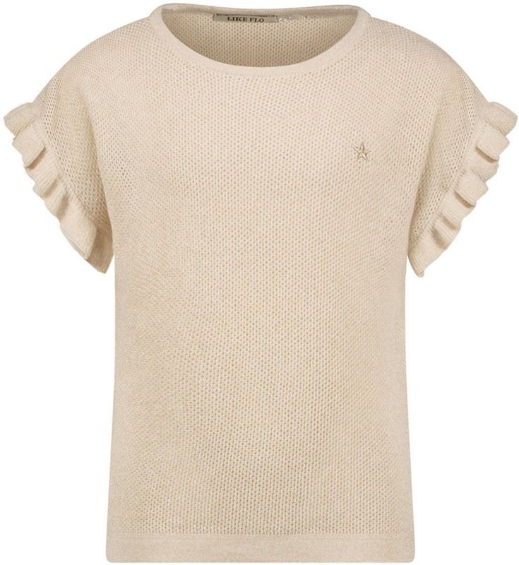 Like Flo - Emma - Top - Katoen - Glitters - Ronde Hals