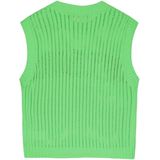 Like Flo Young - Diana - Mouwloze Top - Groen - Gebreid - Acryl