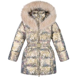 Le Chic - BODETTE C507-5245 - Lange Winterjas - Met Ceintuur - Fake-Fur Rand