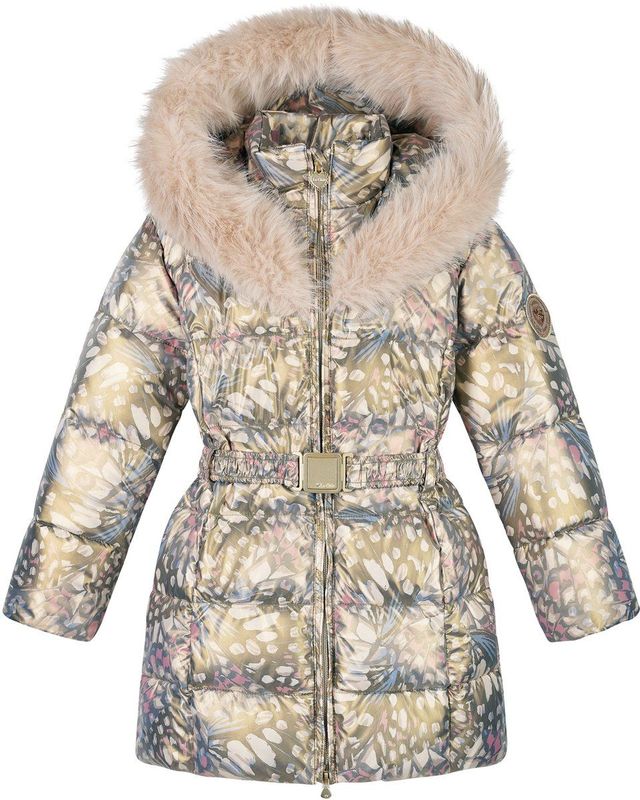 Le Chic - BODETTE C507-5245 - Lange Winterjas - Met Ceintuur - Fake-Fur Rand