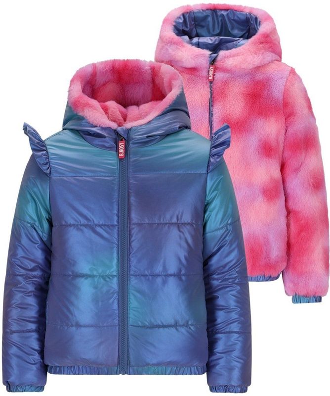 B.Nosy - Joy - Tussenjas - Blauw - Gerecycled Polyester - Reversible