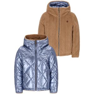 Like Flo - Aimee - Winterjas - Ice Blue - Omkeerbaar