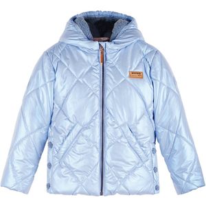 NONO - Button Hooded Short Winter Jacket - Blauw - Jack