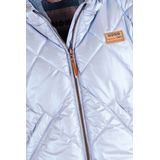 NONO - Button Hooded Short Winter Jacket - Blauw - Jack