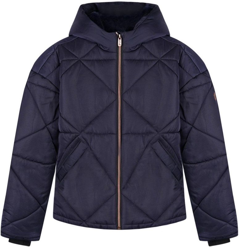 NoBell - Buffer Short Hooded Jacket - Blauw - Tussenjas