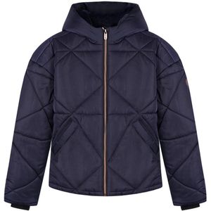 NoBell - Buffer Short Hooded Jacket - Blauw - Winterjas