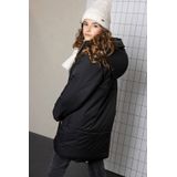 NoBell - Belvine - Gewatteerde Jas - Zwart - Waterafstotend