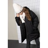 NoBell - Belvine - Gewatteerde Jas - Zwart - Waterafstotend