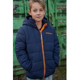 Dirkje - Jongens Jas - Navy - Winterjas - Met Teddyvoering