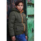 TYGO & vito gewatteerde jas donkergroen