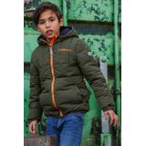 TYGO & vito gewatteerde jas donkergroen