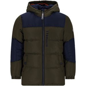 TYGO & vito - Gewatteerde Winterjas - Met Capuchon - Zwart