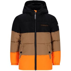 TYGO & vito gewatteerde jas winter oranje