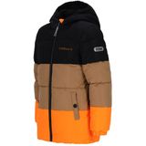 TYGO & vito gewatteerde jas winter oranje