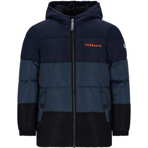 TYGO & vito - X507-6203 - Jas - Blauw - Met Vaste Capuchon