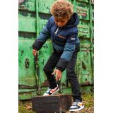 TYGO & vito - X507-6203 - Jas - Blauw - Met Vaste Capuchon