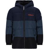 TYGO & vito - X507-6203 - Jas - Blauw - Met Vaste Capuchon